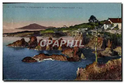 Cartes postales L'Esterel Calanque de la Baumette Pres Agay