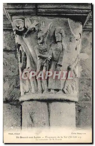 Cartes postales St Benoit sur Loire Chapiteaux de la Nef X XII s