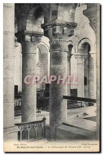 Ansichtskarte AK St Benoit sur Loire La Colonnade du Choeur XI siecle