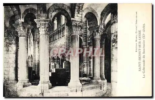 Cartes postales Saint Benoit sur Loire La Colonnade du Sanctuaire XI siecle