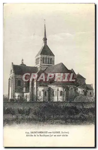 Cartes postales Saint Benoit sur Loire Loiret Abside de la Basilique XI au XIII siecle