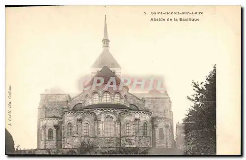 Cartes postales Saint Benoit sur Loire Abside de la Basilique