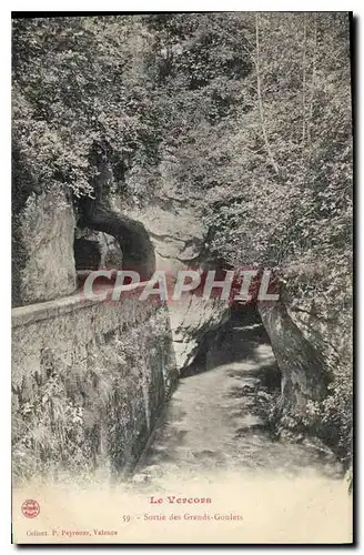 Cartes postales Le Vercors Sortie des Grands Goulets