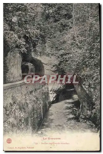 Cartes postales Le Vercors Sortie des Grands Goulets