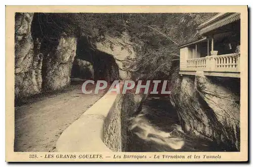 Ansichtskarte AK Les Grands Goulets Les Barraques La Vernaison et les Tunnels