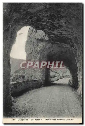 Cartes postales Dauphine Le Vercors Route des Grands Goulets