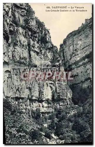 Ansichtskarte AK Dauphine Le Vercors Les Grands Goulets et la Vernaison