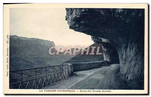 Ansichtskarte AK Le Vercors Pittoresque Route des Grands Goulets