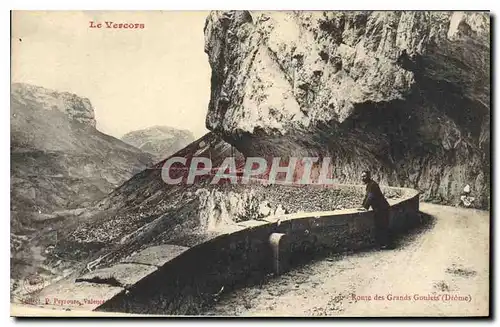 Ansichtskarte AK Le Vercors Route des Grands Goulets Drome