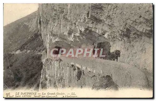 Cartes postales Le Dauphine Les Grands Goulets Caleche Cheval