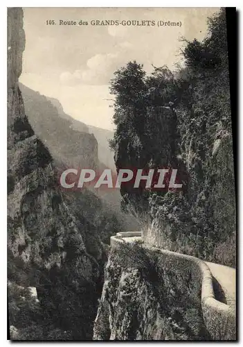 Cartes postales Route des Grands Goulets Drome