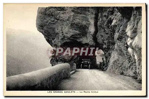 Ansichtskarte AK Les Grands Goulets La Roche fendue