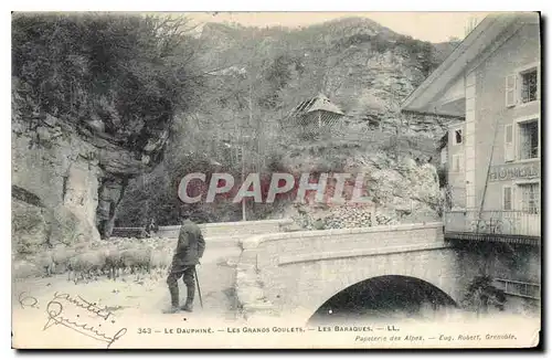 Cartes postales Le Dauphine Les Grands Goulets Les Baraques Moutons