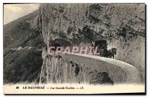 Cartes postales Le Dauphine Les Grands Goulets Caleche Cheval