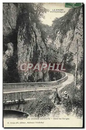 Cartes postales La Drome Pittoresque Les Grands Goulettes Dans les Gorges