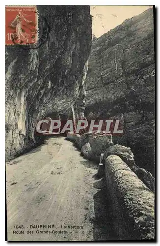 Cartes postales Dauphine Le Vercors Route des Grands Goulets