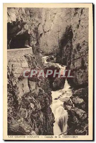 Cartes postales Les Grands Goulets Cascade de la Vernaison