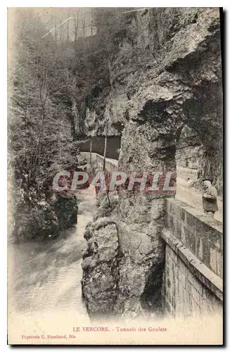 Ansichtskarte AK Le Vercors Tunnels des Goulets