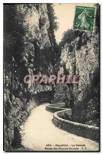 Cartes postales Dauphine Le Vercors Route des Grands Goulets