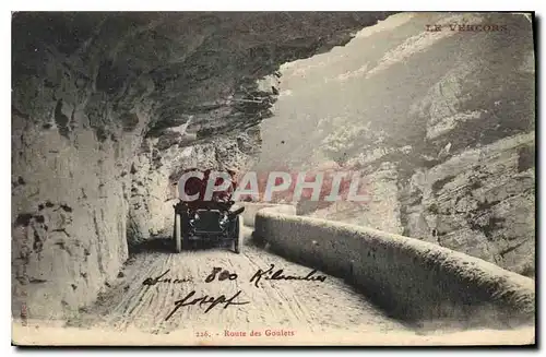 Cartes postales Route des Goulets Automobile