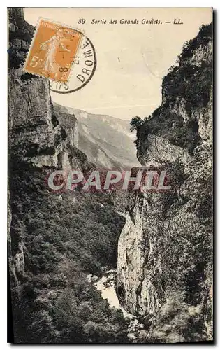 Cartes postales Sortie des Grands Goulets