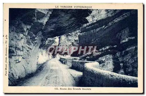 Ansichtskarte AK Le Vercors Pittoresque Route des Grands Goulets