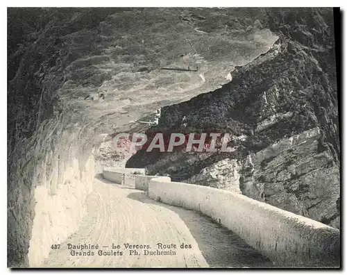 Ansichtskarte AK Dauphine Le Vercors Route des Grands Goulets Ph Duchemin