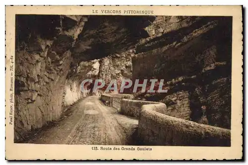 Ansichtskarte AK Le Vercors Pittoresque Route des Grands Goulets