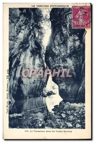 Cartes postales Le Vercors Pittoresque La Vernaison dans les Petits Goulets