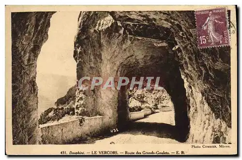 Cartes postales Dauphine Le Vercors Route des Grands Goulets