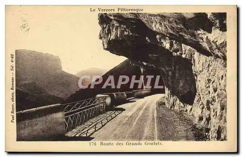 Ansichtskarte AK Le Vercors Pittoresque Route des Grands Goulets