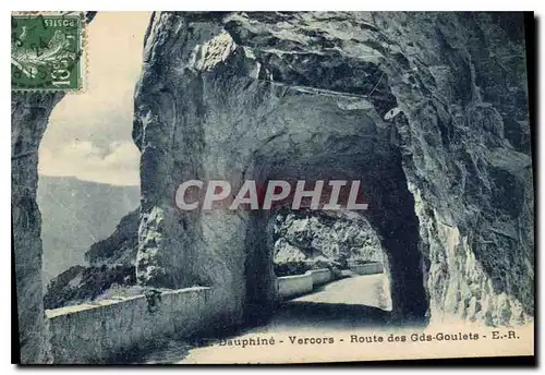 Cartes postales Dauphine Vercors Route des Gds Goulets