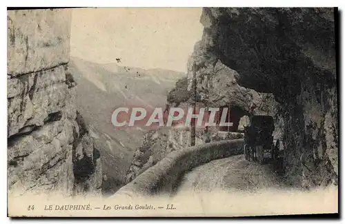 Cartes postales Le Dauphine Les Grands Goulets Caleche Cheval