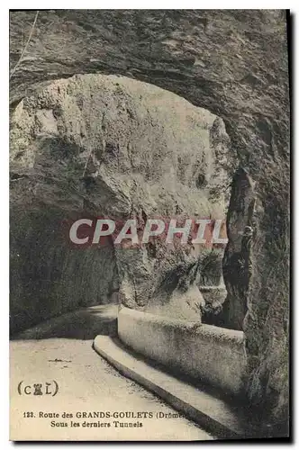 Ansichtskarte AK Route des Grands Goulets Drome Sous les derniers Tunnels