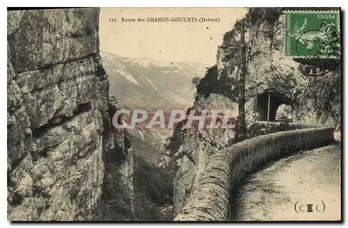 Ansichtskarte AK Route des Grands Goulets Drome