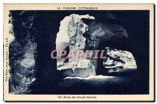 Cartes postales Le Vercors Pittoresque Route des Grands Goulets