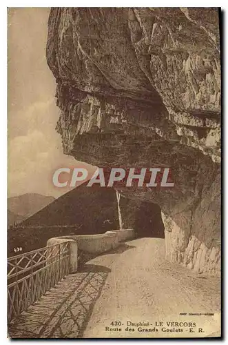 Cartes postales Dauphine Le Vercors Route des Grands Goulets