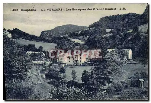 Cartes postales Dauphine Le Vercors Les Baraques des Grands Goulets