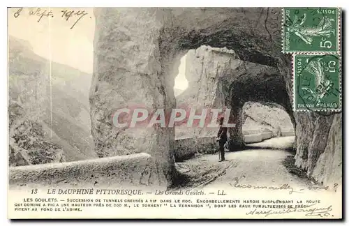 Cartes postales Le Dauphine Pittoresque Les Grands Goulets