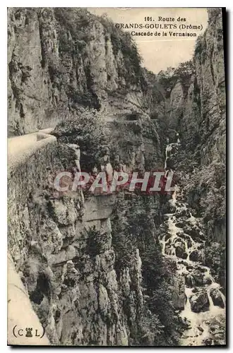 Ansichtskarte AK Route des Grands Goulets Drome Cascade de la Vernaison