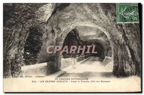 Cartes postales Le Vercors Pittoresque Les Grands Goulets Ponts et Tunnels des Baraques