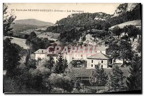 Cartes postales Route des Grands Goulets Drome Les Barraques