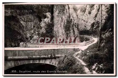 Cartes postales Dauphine route des Grands Goulets