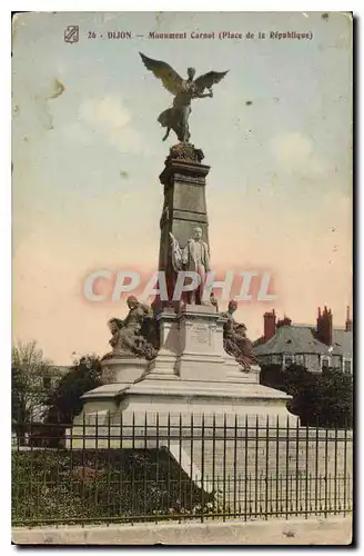 Ansichtskarte AK Dijon Monument Carnot Place de la Republique