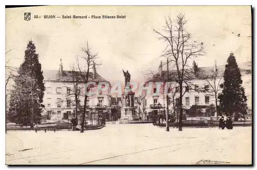 Cartes postales Dijon Saint Bernard Place Etienne Dolet