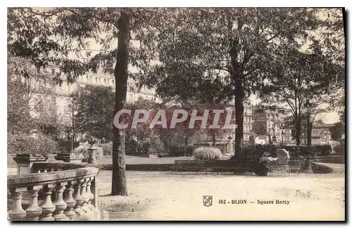 Cartes postales Dijon Square Darcy