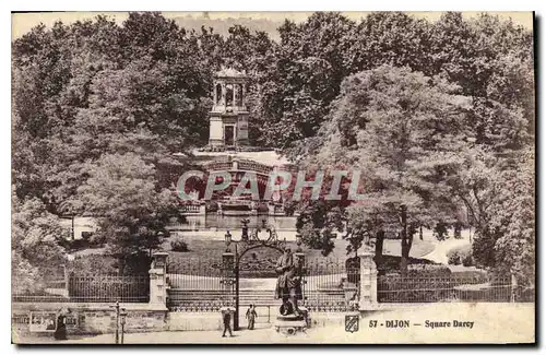 Cartes postales Dijon Square Darcy