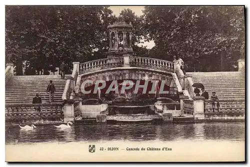 Ansichtskarte AK Dijon Cascade du Chateau d'Eau