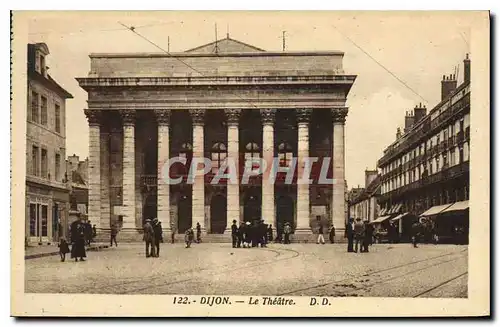 Ansichtskarte AK Dijon Le Theatre