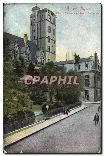 Cartes postales Dijon Place des Ducs et Tour des Elats